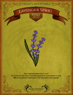 Adoptable Lavender Sprig